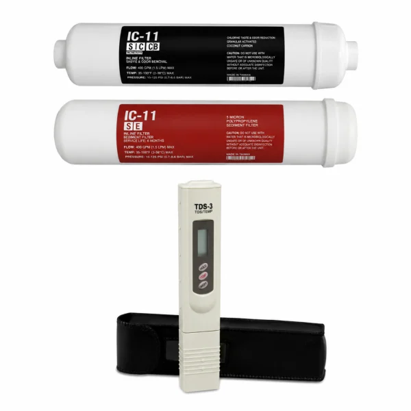 kit filtri osmosi inversa con TDS