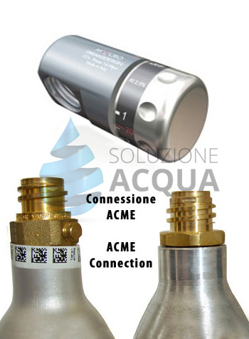 SR-Micro Riduttore di pressione Co2 attacco ACME