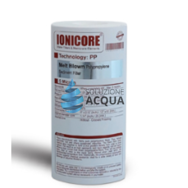 Ionicore cartuccia Polipropilene soffiato 5" - 5 micron