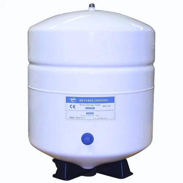 Serbatoio di accumulo pressurizzato in acciaio verniciato bianco 4,8 Gal.- 18,1lt.